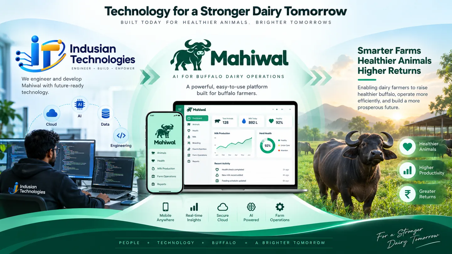 Indusian Technologies engineering Mahiwal as a connected AI dairy farm platform for healthier buffaloes, higher productivity and stronger farm returns